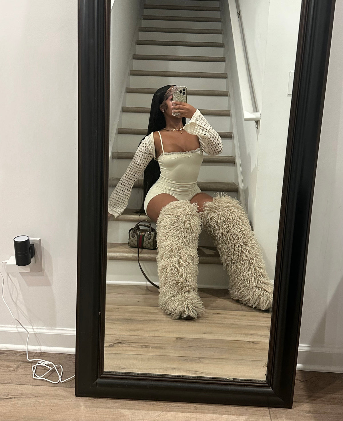 Tan Thigh High Boots