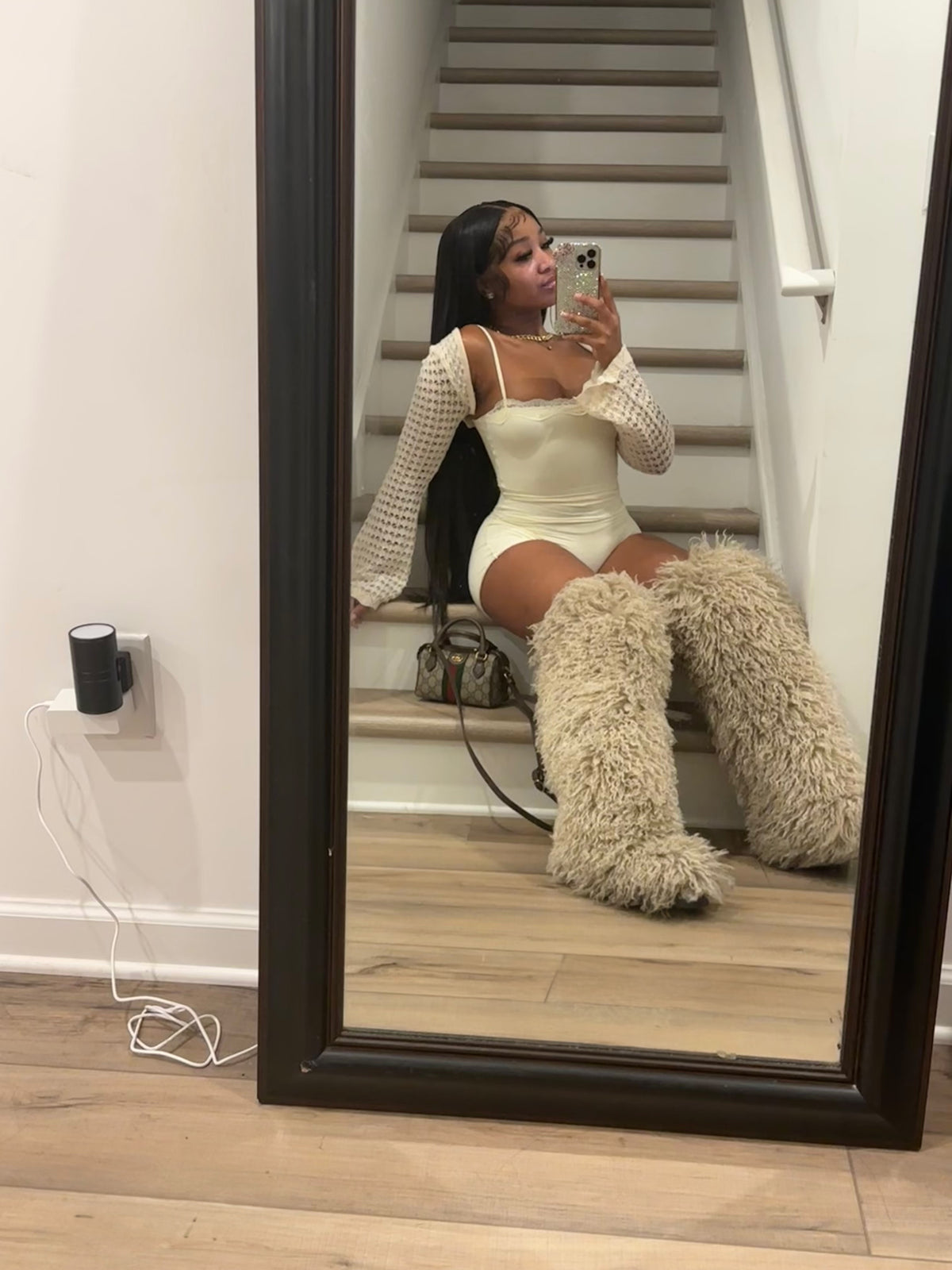 Tan Thigh High Boots