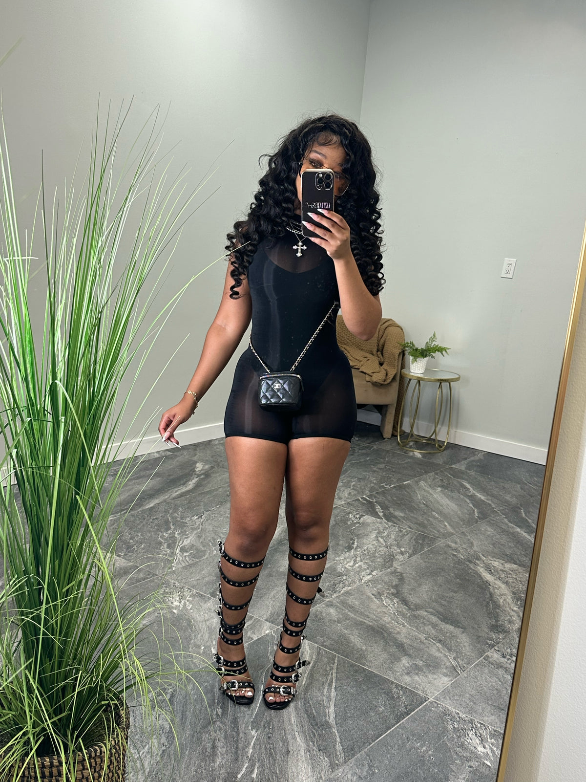 Sheer Romper