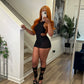 Mesh Cut Out Dress