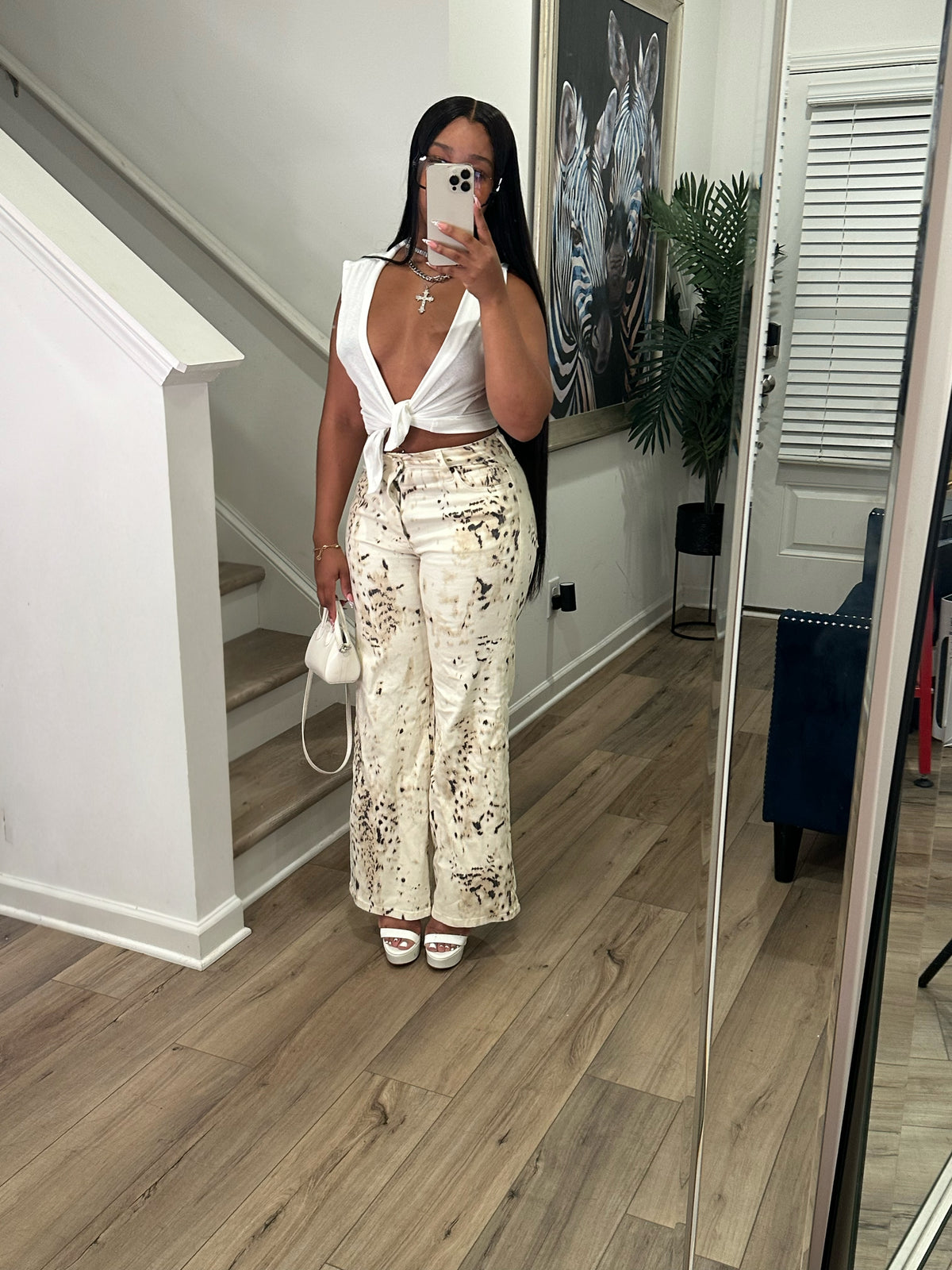 White Tied Up Top