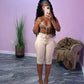 Leather Capri