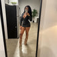 Black Cargo Dress