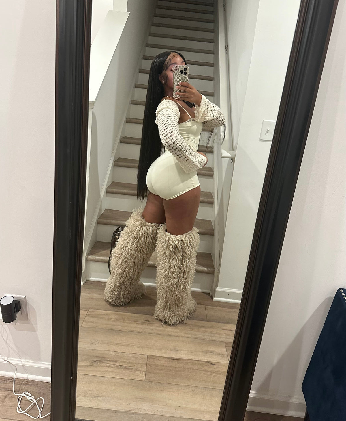 Tan Thigh High Boots