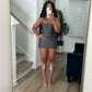 Charcoal Bandage Dress