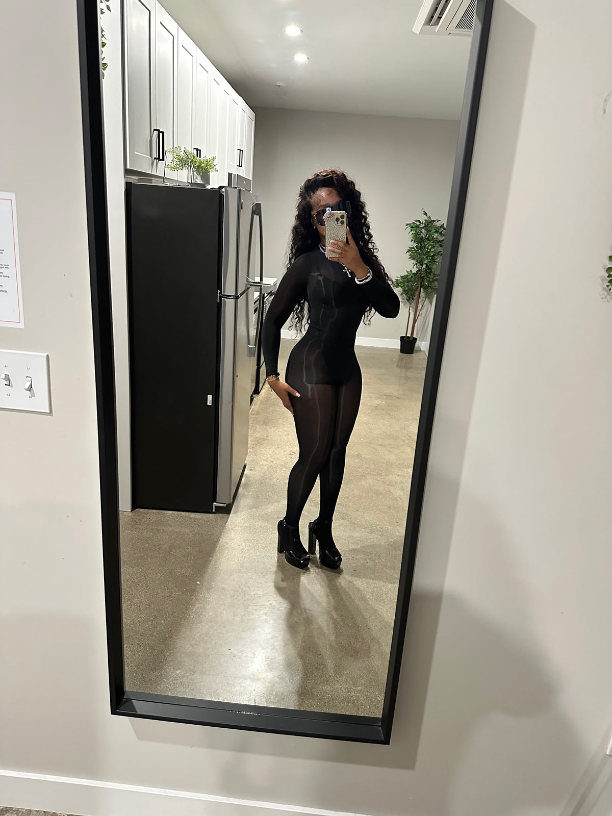 Mesh Jumpsuit