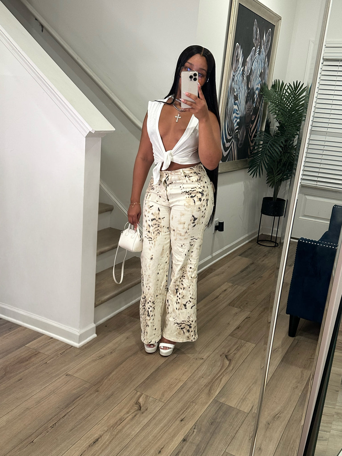 White Tied Up Top