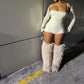 Tan Thigh High Boots