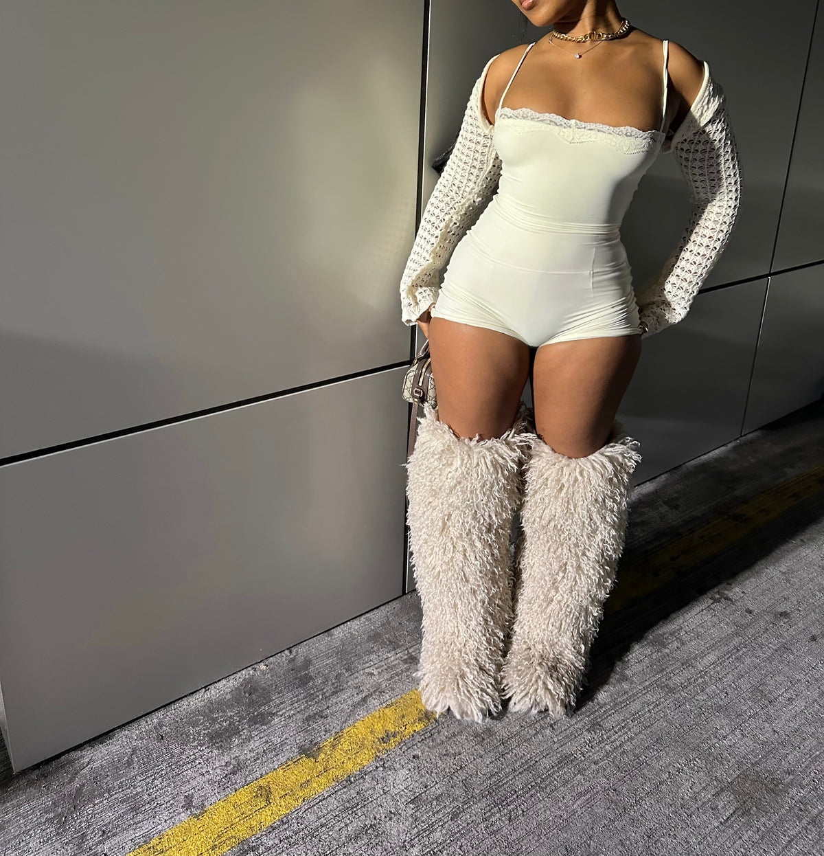 Tan Thigh High Boots
