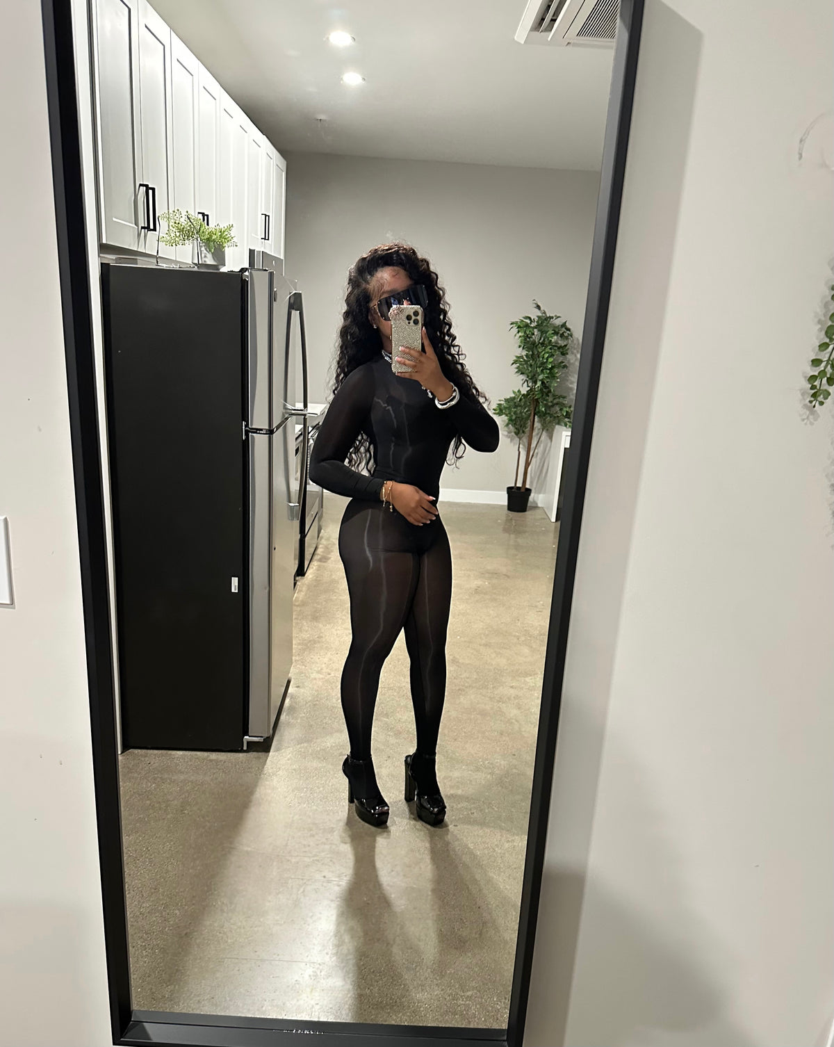 Mesh Jumpsuit